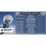 National Team Football Schedule Magnets