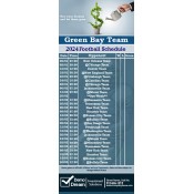 3.5x9 Custom One Team Green Bay Team Football Schedule Cleveland Browns Investment Business Card Magnets 20 Mil