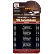 3.875x7.25 Custom One Team Philadelphia Team Football Schedule Attorney General Bump Shape Magnets 20 Mil