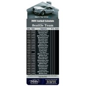3.5x9 Custom One Team Seattle Team Schedule Care Insurance House Shape Magnets 20 Mil