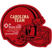 4.25x3.5 Custom One Team Carolina Team Hockey Right Facing Helmet Shape Chinese Restaurant Magnets 20 Mil