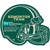 4.25x3.5 Custom One Team Edmonton Team Hockey Right Facing Helmet Shape Dental Care Magnets 20 Mil