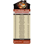 3.5x9 Custom One Team Pittsburgh Team Hockey Schedule House Shape Chinese Restaurant Magnets 20 Mil