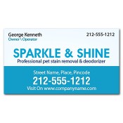 2x3.5 Custom Cleaners Business Card Magnets 25 Mil Square Corners