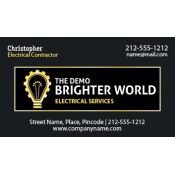 2x3.5 Custom Printed Electrical Business Card Magnets 20 Mil Square Corners