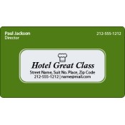 2x3.5 Custom Hotel Business Card Magnets 25 Mil Round Corners