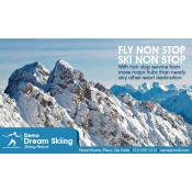 3x5 Custom Ski Resort Magnets 20 Mil Square Corners