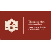 2x3.5 Custom Attorney and Lawyer Business Card Magnets 20 Mil Round Corners