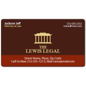 2x3.5 Custom Law Firm Business Card Magnets 25 Mil Round Corners