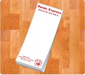 3.5x8.5 Custom Printed Paper Magnetic Notepad with 50 Pages