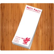 3.5x8.5 Custom Paper Magnetic Notepad with 25 pages  