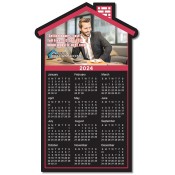 3.75x6.12 Custom House Shape Real Estate Calendars Magnets 20 Mil 