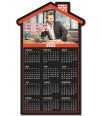 3.75x6.12 Custom Real Estate House Shape Calendar Magnets 20 Mil
