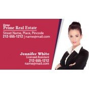 2x3.5 Custom Realtor Magnetic Business Card Magnets 25 Mil Square Corners
