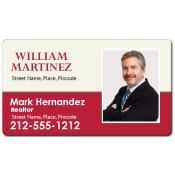2x3.5 Personalized Realtor Business Card Magnets 20 Mil Round Corners