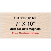 7x10 Custom Magnets - Outdoor & Car Magnets 35 Mil Square Corners