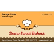 2x3.5 Custom Bakery Business Card Magnets 25 Mil Square Corners