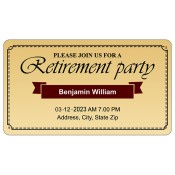 4x7 Custom Retirement Announcement Save the Date Magnets 20 Mil Round Corners 