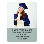 3x4 Custom Graduation Announcement Save the Date Magnets 20 Mil Round Corners