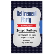 3x5 Custom Printed Retirement Announcement Save The Date Magnets 20 Mil Square Corners