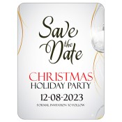 3x4 Custom Printed Holidays Announcement Save The Date Magnets 20 Mil Round Corners