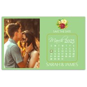 3.5x5.5 Custom Large Wedding Save the Date Magnets 20 Mil