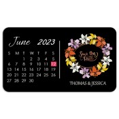 2x3.5 Promotional Mini Save the Date Magnets 20 Mil Square Corners