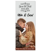2.25x5.875 Custom Printed Wedding Save the Date Photo Booth Magnets 20 Mil