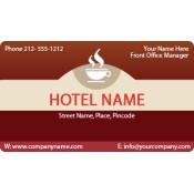 2x3.5 Custom Hotel Business Card Magnets 20 Mil Round Corners