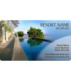2x3.5 Custom Resort Business Card Magnets 20 Mil Round Corners