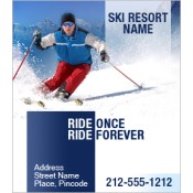 3.5x4 Custom Ski Resort Magnets 20 Mil Square Corners 