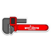 1.5x4 Custom Wrench Shaped Magnets 20 Mil