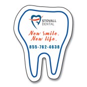 1.75x2.25 Promotional Tooth Shape Magnets 25 Mil