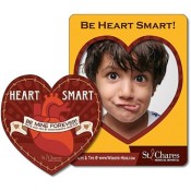3.5x4.5 Custom 1000 Picture Frame Heart Magnets 20 Mil