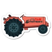 2x3.68 Custom Printed Tractor Shaped Magnets 20 Mil