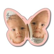 2.75x2.5 Custom Printed Butterfly Shape Announcement Magnets 20 Mil