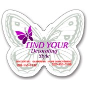 2.81x2.29 Custom Printed Butterfly Shape Magnets 20 Mil