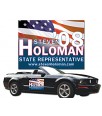 24x18 Custom Political Magnetic Car Signs Magnets - Outdoor & Car Magnets 35 Mil Round Corners