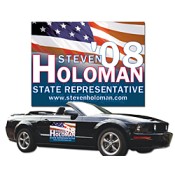 24x18 Custom Political Magnetic Car Signs Magnets - Outdoor & Car Magnets 30 Mil Round Corners