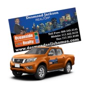 24x12 Custom Magnetic Car and Truck Signs Magnets - Outdoor & Car Magnets 35 Mil Square Corners 