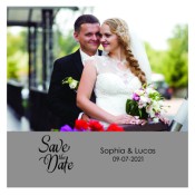 2x2 Custom Save the Date Magnets 20 Mil