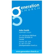 3.5x2 Custom Printed Religious Business Card Magnets 20 Mil