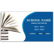3.5x2 Custom School Business Card Magnets 20 Mil