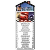 3.5x9 Custom NASCAR Racing Schedule Magna Card House Shape Magnets 20 Mil