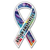 3.8x8 Customized Awareness Ribbon Shape Magnets - Outdoor & Car Magnets 35 Mil                  