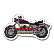 4.25x2.25 Custom Motorcycle Shape Magnets - Outdoor & Car Magnets 35 Mil