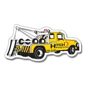 4.75x2.25 Custom Tow Truck Shape Magnets - Outdoor & Car Magnets 35 Mil