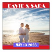 4x4 Custom Save The Date Magnets 20 Mil Square Corners