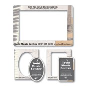 7.37x5 Custom Printed Picture Frame Double Punch Magnets 20 Mil
