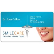 2x3.5 Custom Dental Business Cards 20 Mil Round Corners